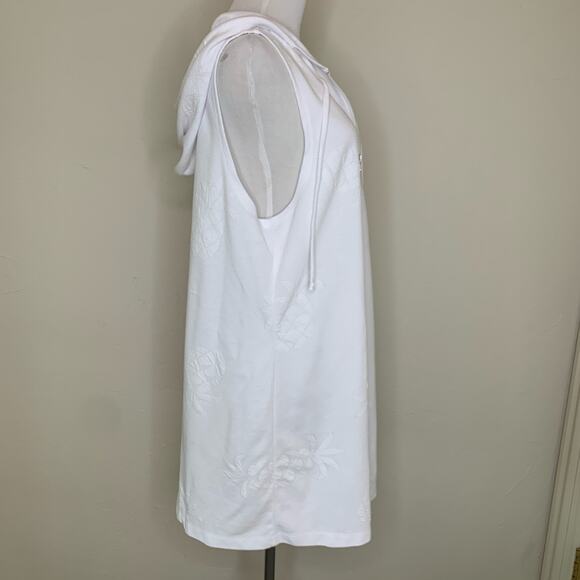 Wearabouts White Swim Cover Up Sz Large Knit Loungewear - Picture 4 of 8